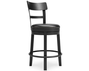 Valebeck Counter Height Dining Table and 6 Barstools