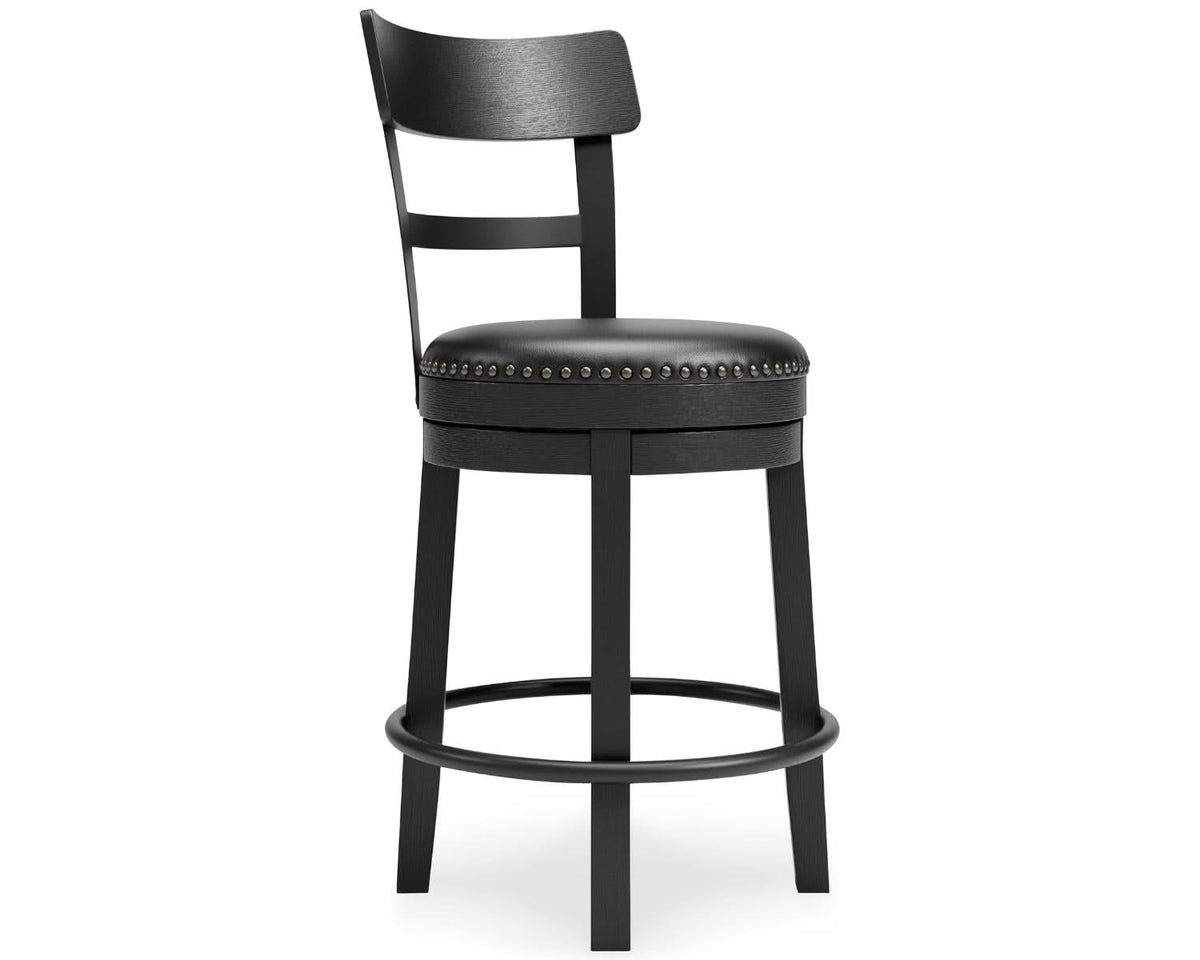 Valebeck Counter Height Dining Table and 4 Barstools