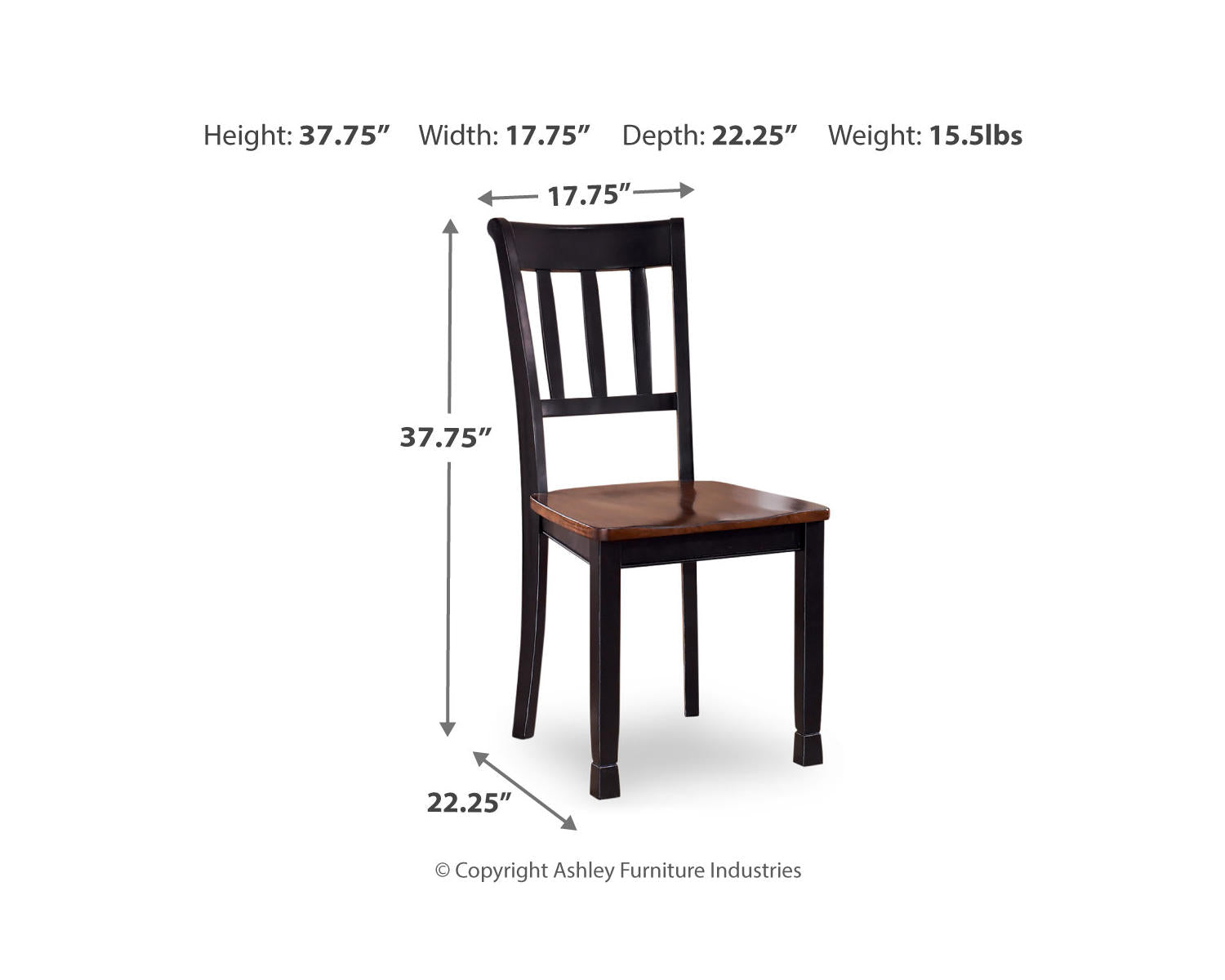 Owingsville Dining Table and 4 Chairs