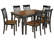 Owingsville Dining Table and 6 Chairs