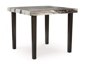 Mesa de comedor Jeshina de altura de mostrador y 4 taburetes