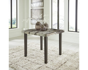 Mesa de comedor Jeshina de altura de mostrador y 4 taburetes