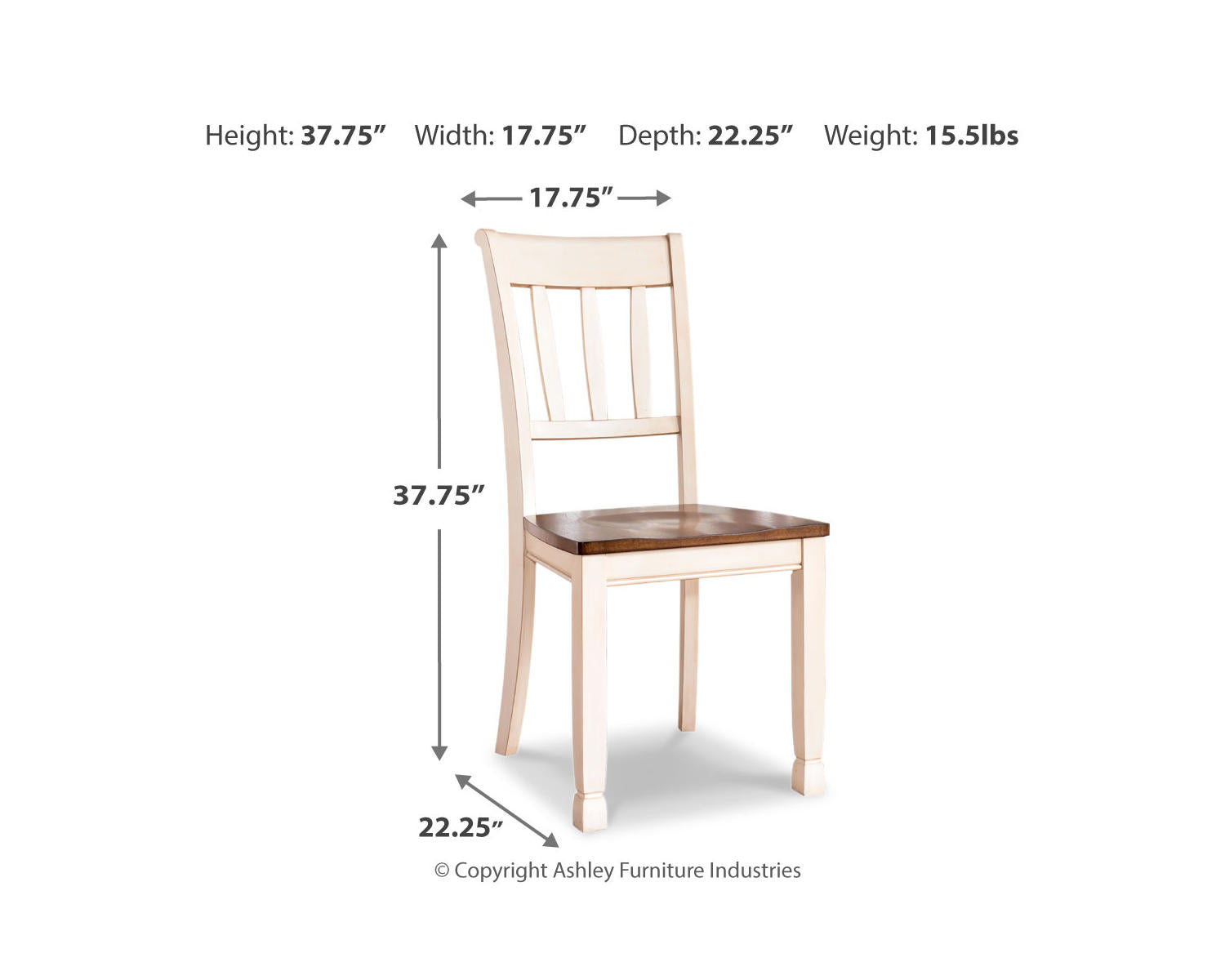 Whitesburg Dining Chair (Set of 2)