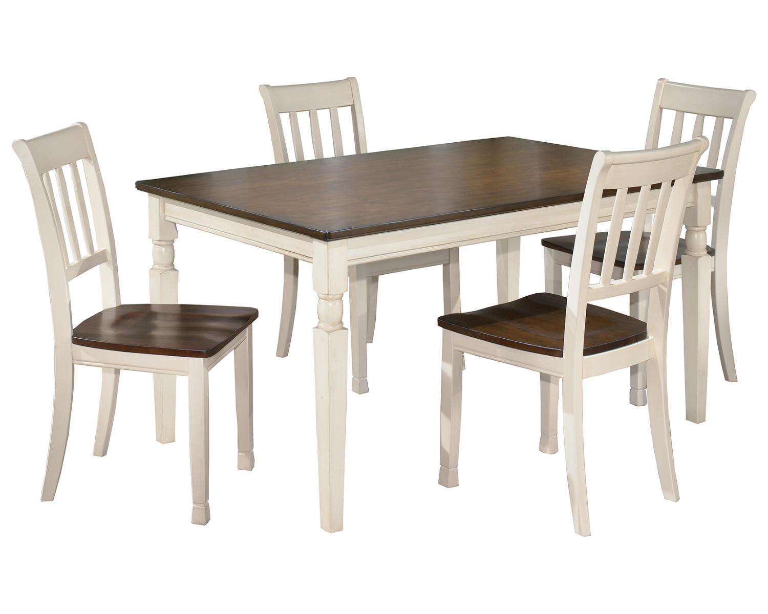 Whitesburg Dining Table and 4 Chairs
