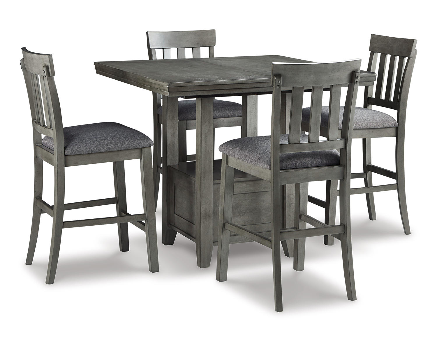 Hallanden Counter Height Dining Table and 4 Barstools