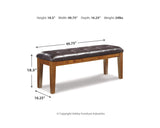 Ralene Dining Table with 4 Chairs, Bench and Server