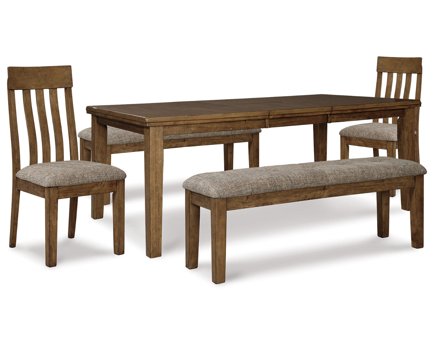 Flaybern Dining Table and 2 Chairs and 2 Benches