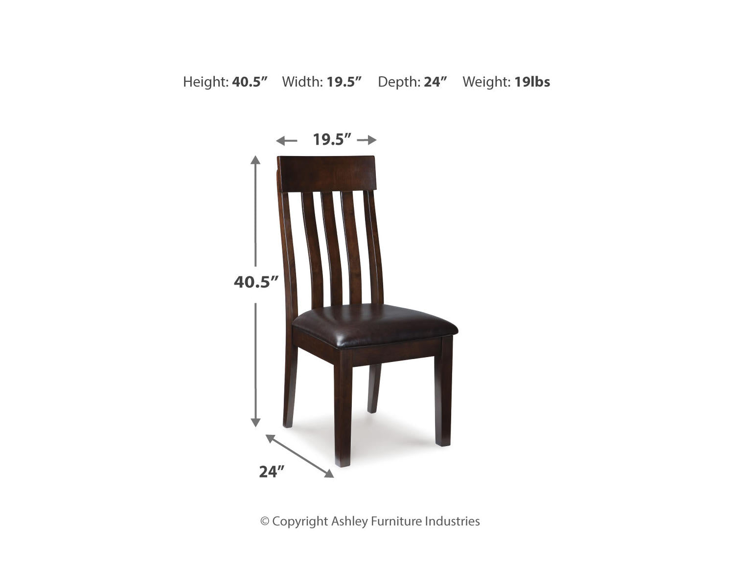 Haddigan Dining Table with 4 Chairs and Bench