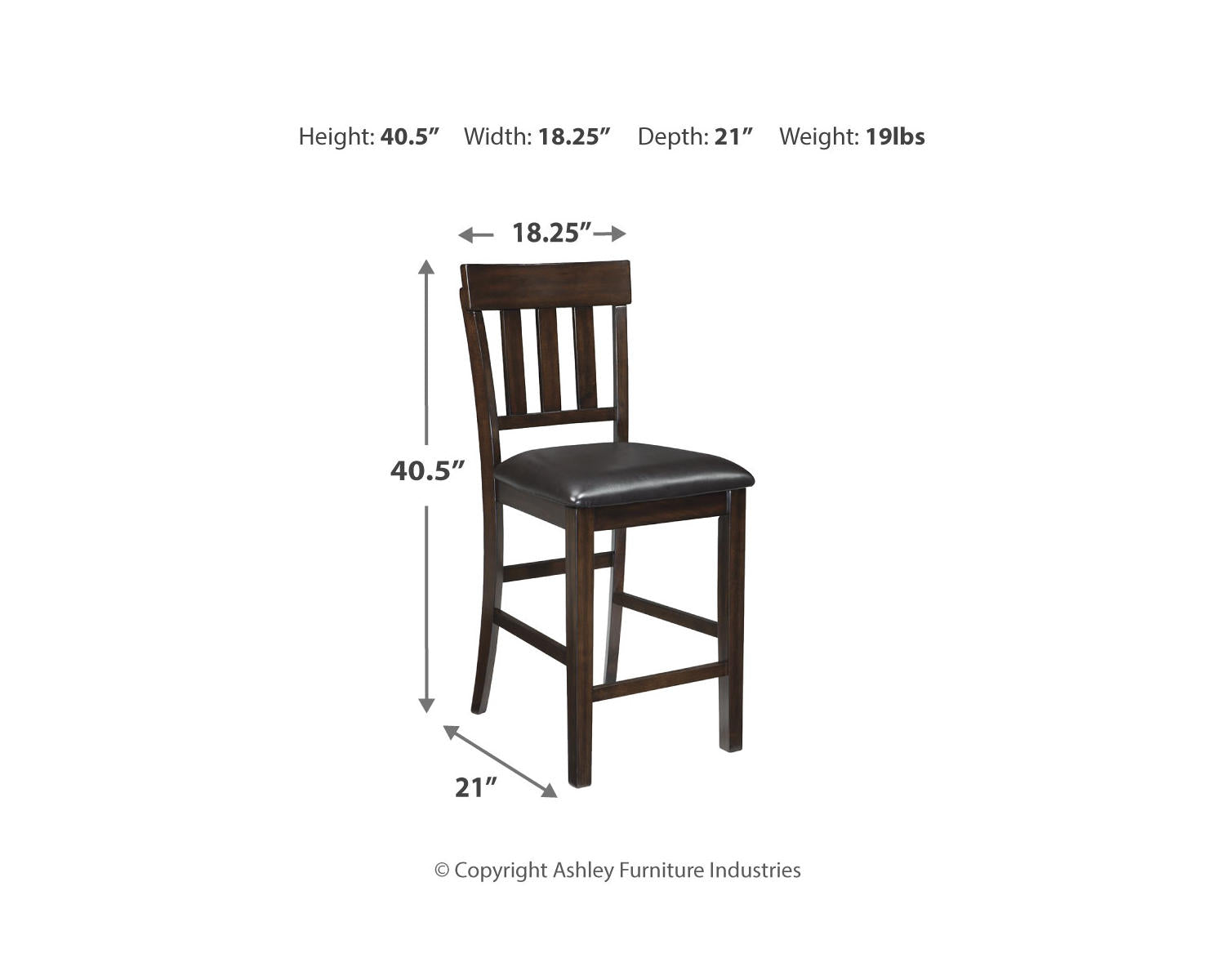 Haddigan Counter Height Bar Stool (Set of 2)