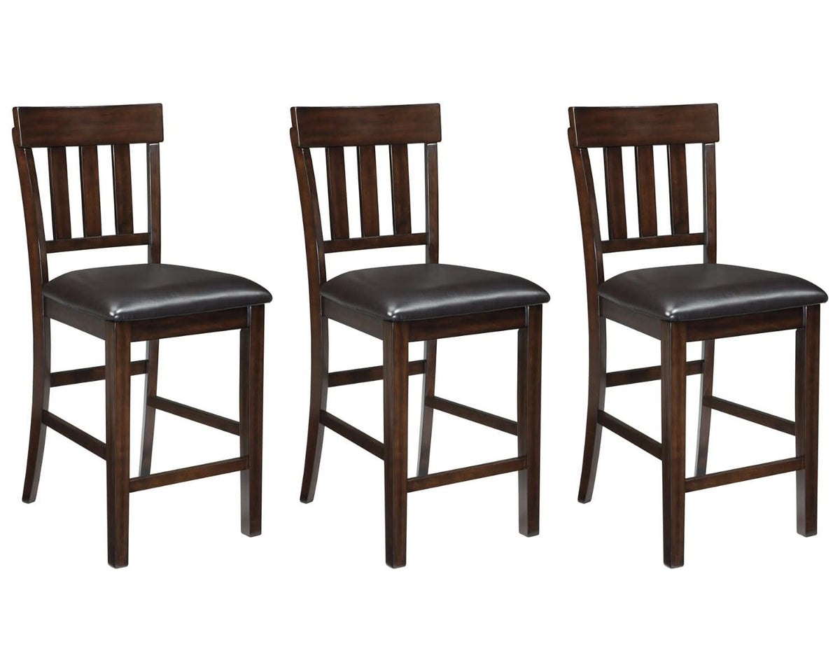 Haddigan Counter Height Dining Table with 4 Barstools