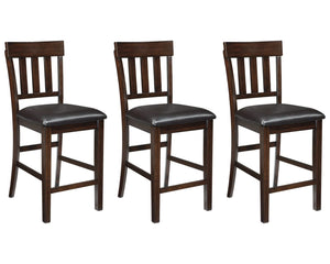 Haddigan Counter Height Dining Table with 4 Barstools