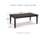Mesa de comedor Haddigan con 4 sillas y banco