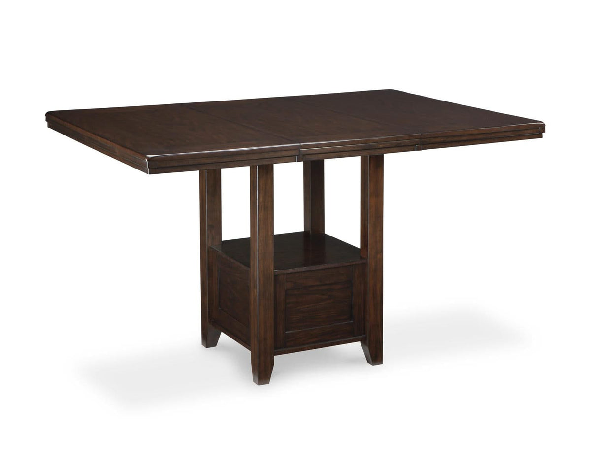 Haddigan Counter Height Dining Table with 4 Barstools