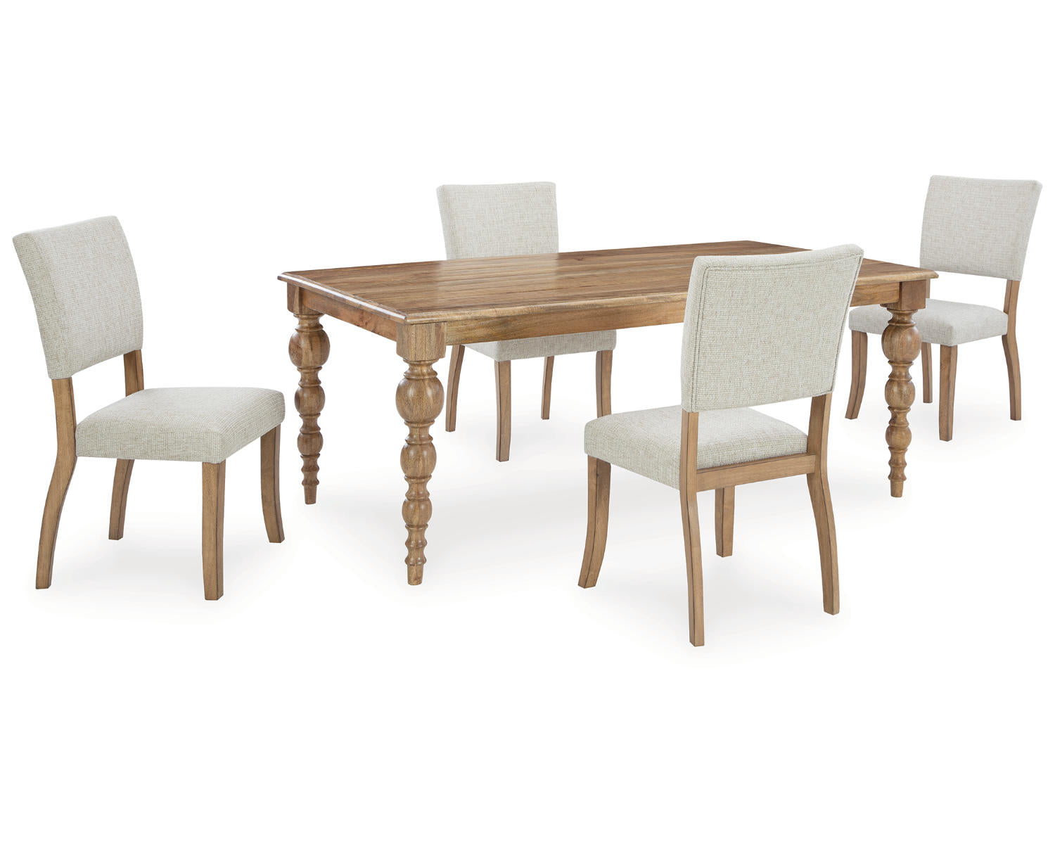 Rybergston Dining Table and 4 Chairs