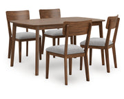 Tameride Dining Table and 4 Chairs (Set of 5)