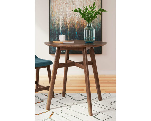Mesa de comedor Lyncott de altura de mostrador