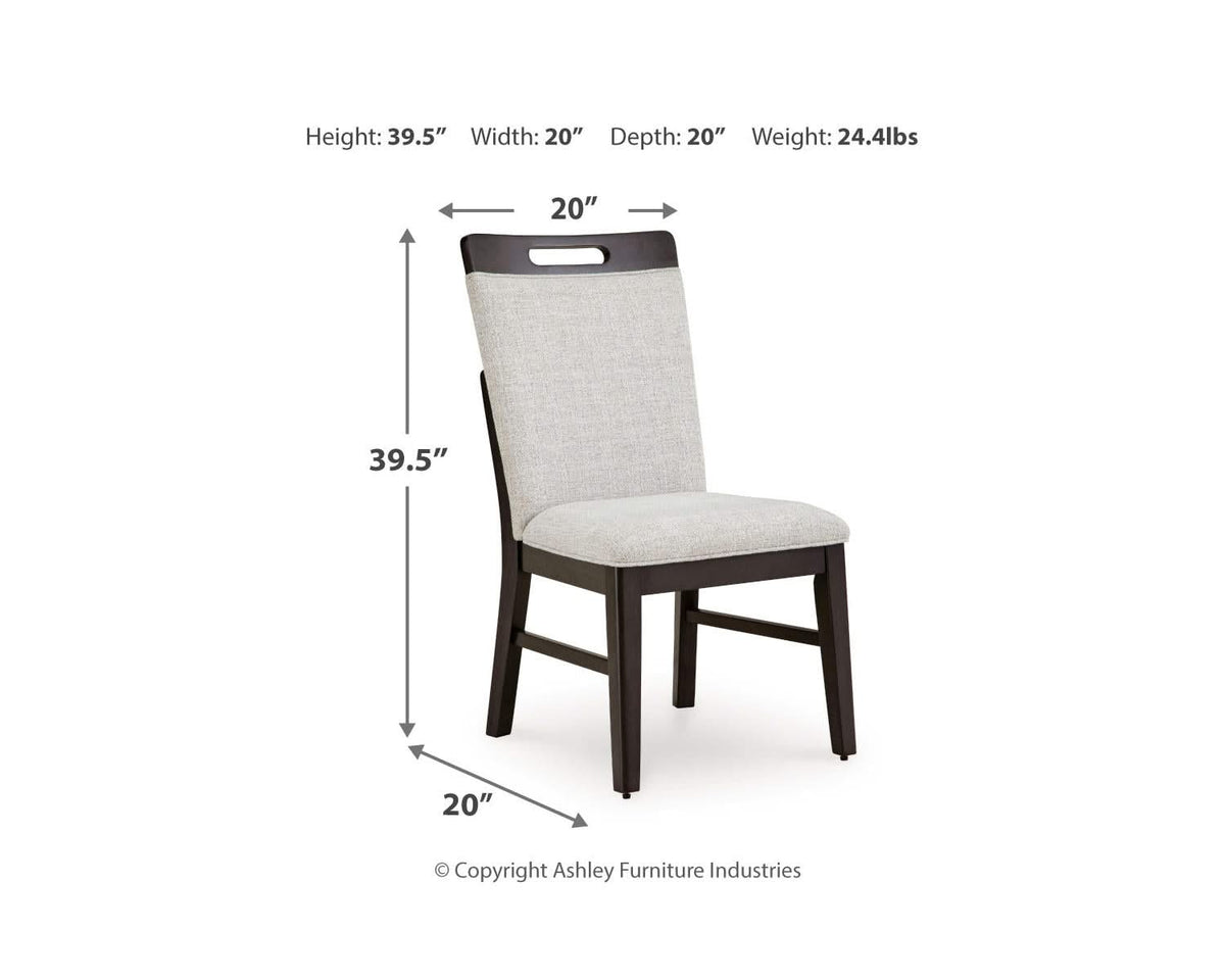 Silla de comedor Neymorton (juego de 2)