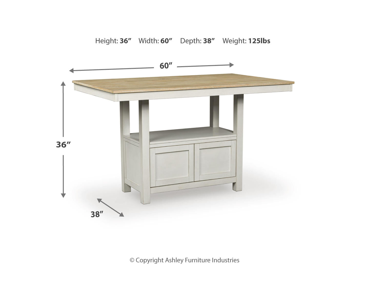 Purlaney Counter Height Dining Table