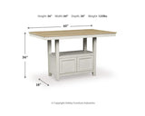 Purlaney Counter Height Dining Table