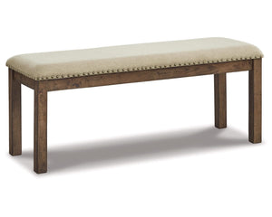 Moriville Dining Table and 4 Chairs and Bench