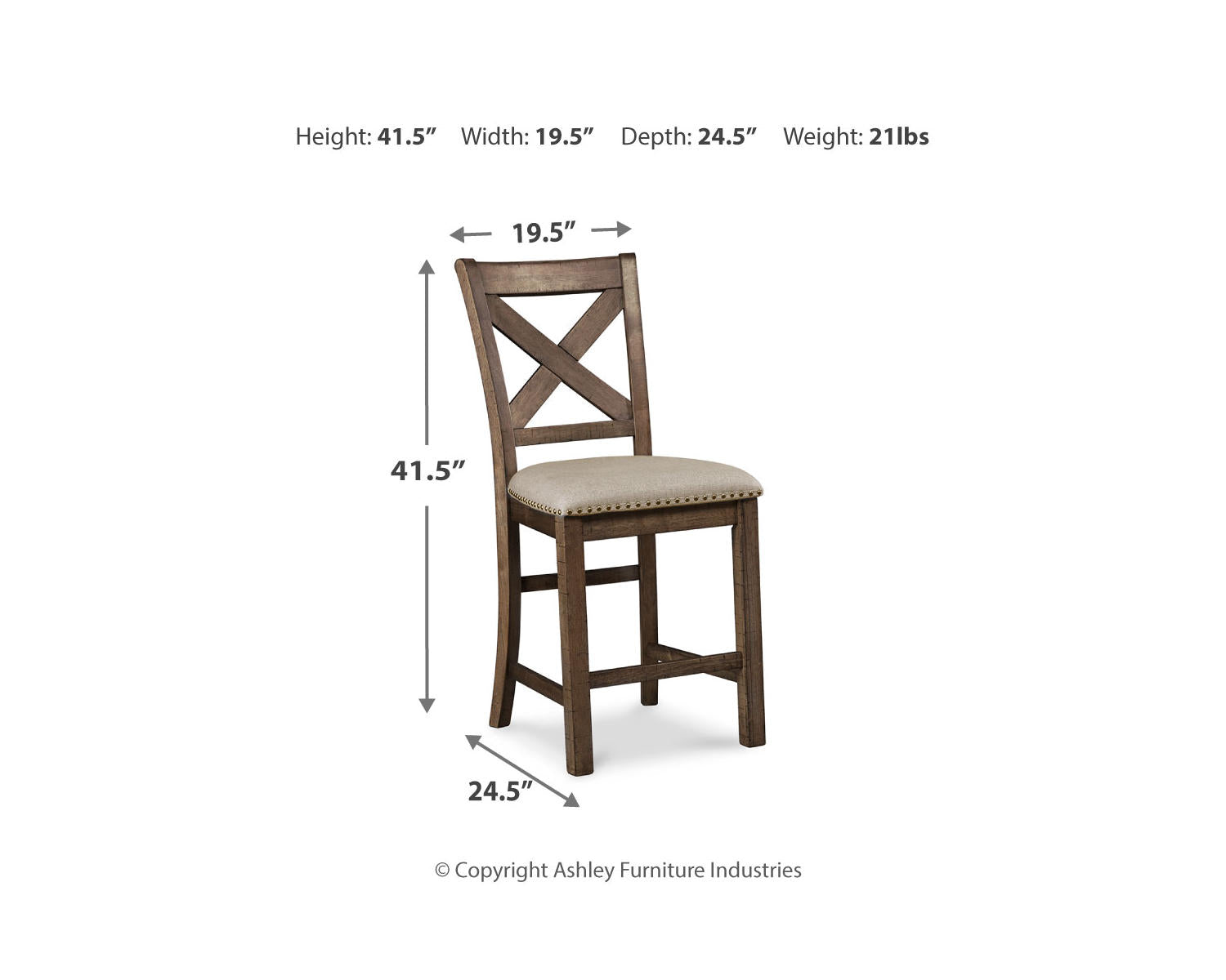 Moriville Counter Height Bar Stool