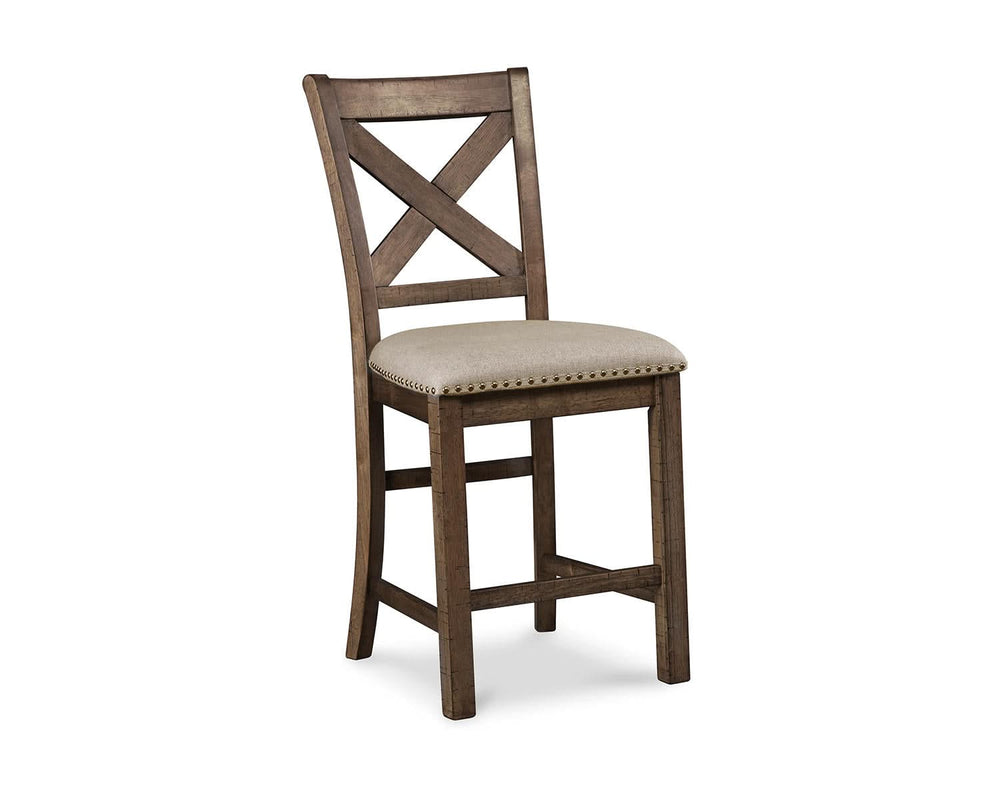 Mesa de comedor de altura de mostrador Moriville y 4 taburetes