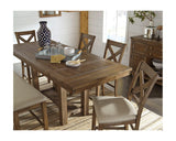 Mesa extensible de comedor de altura de mostrador Moriville