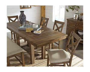 Mesa extensible de comedor de altura de mostrador Moriville