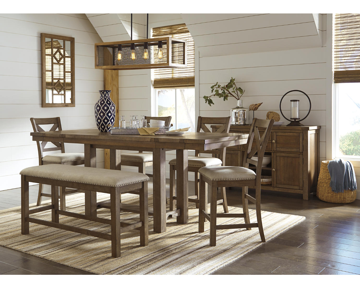 Moriville Counter Height Dining Bench