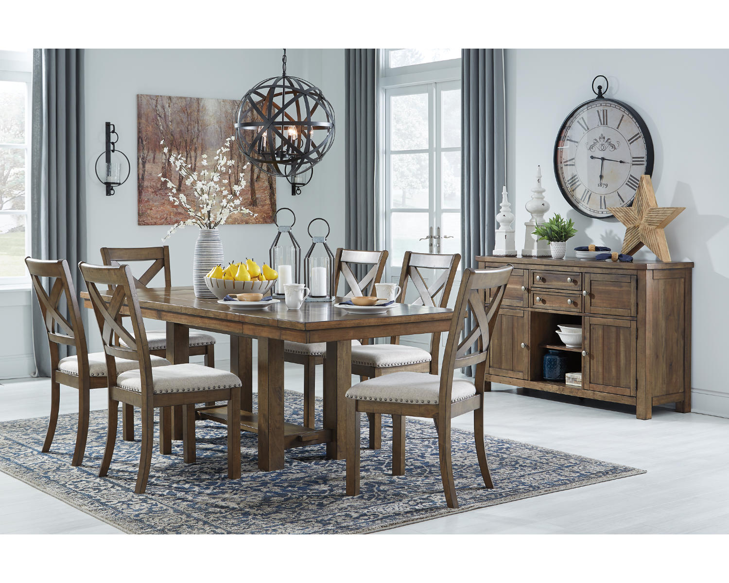 Moriville Dining Table and 6 Chairs