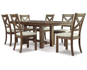 Mesa de comedor Moriville y 6 sillas