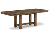 Moriville Dining Table and 4 Chairs and Bench