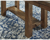 Moriville Dining Table and 4 Chairs and Bench