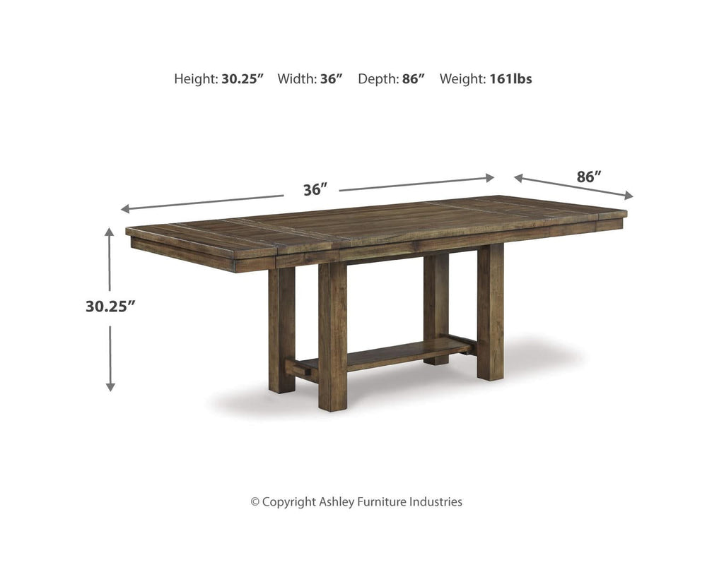 Mesa extensible de comedor Moriville