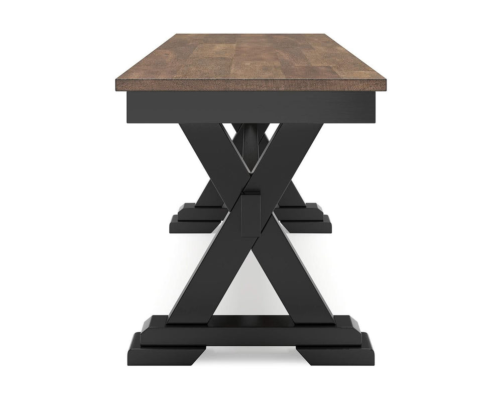 Mesa de comedor Wildenauer, 2 sillas y 2 bancos