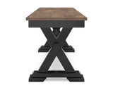 Mesa de comedor Wildenauer, 2 sillas y 2 bancos