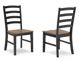 Silla de comedor Wildenauer (juego de 2)