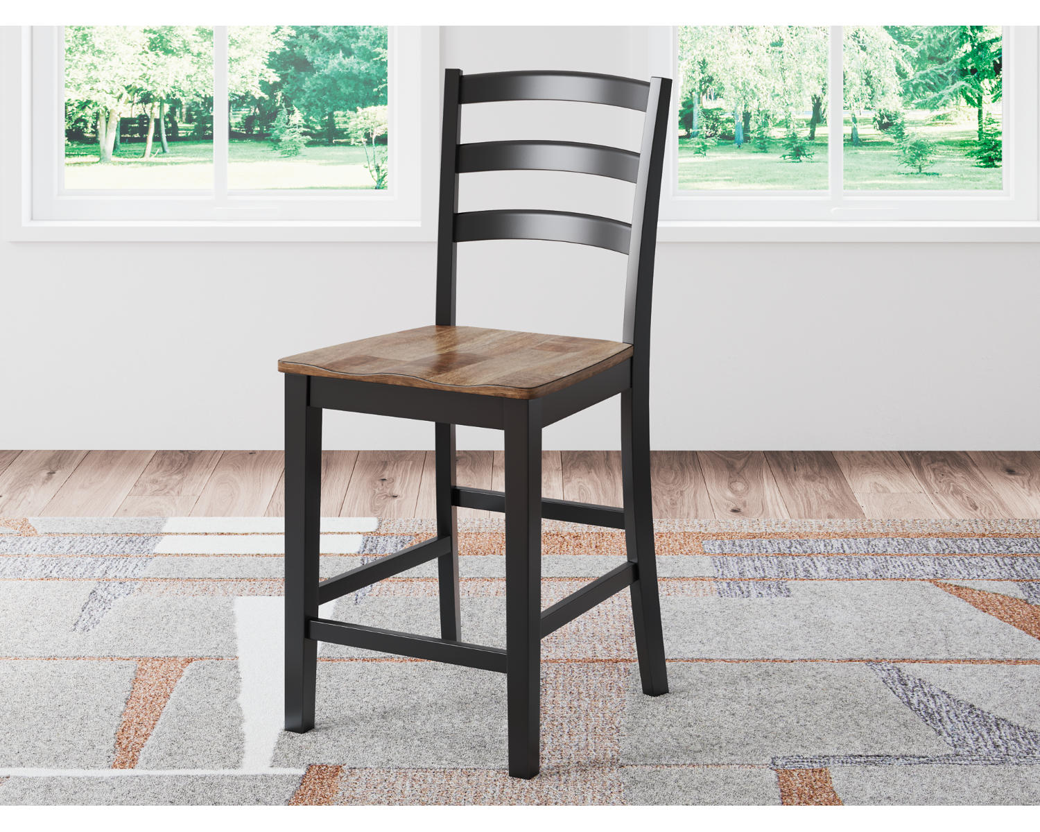 Wildenauer Counter Height Dining Table and 4 Barstools