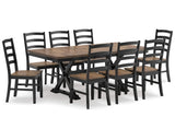 Wildenauer Dining Table and 8 Chairs