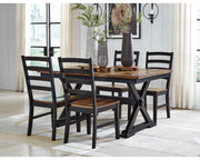 Wildenauer Dining Table and 4 Chairs