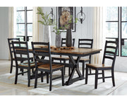 Wildenauer Extension Dining Table and 6 Chairs