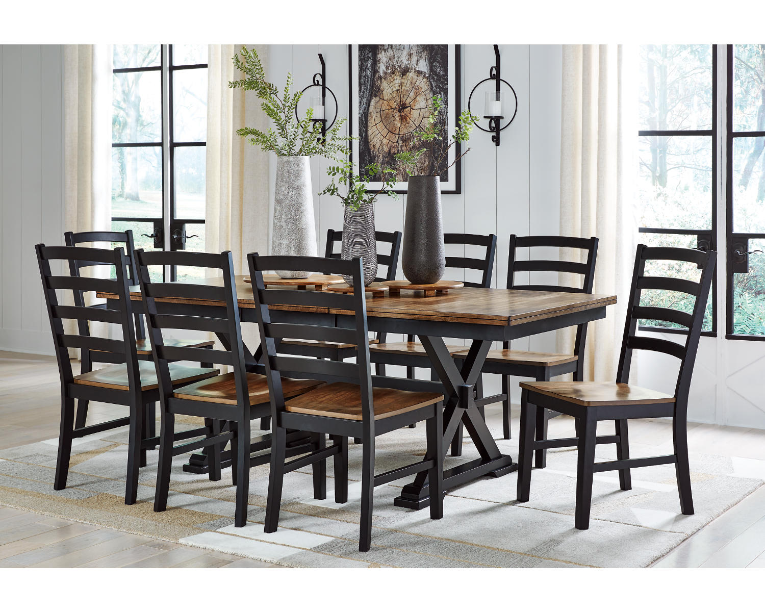 Wildenauer Dining Table and 8 Chairs