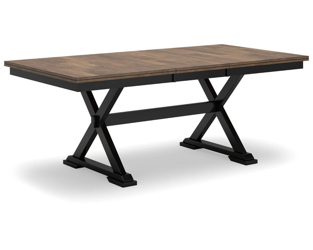 Mesa de comedor extensible Wildenauer y 6 sillas