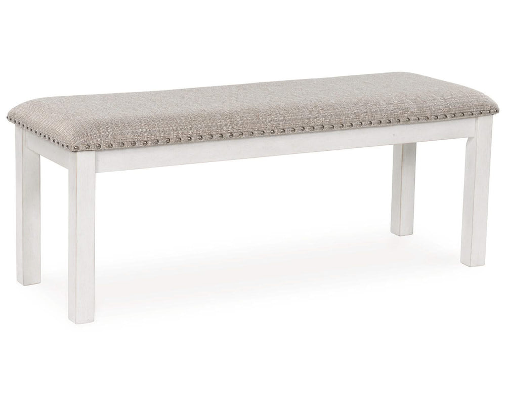 Mesa de comedor Robbinsdale, 4 sillas y banco
