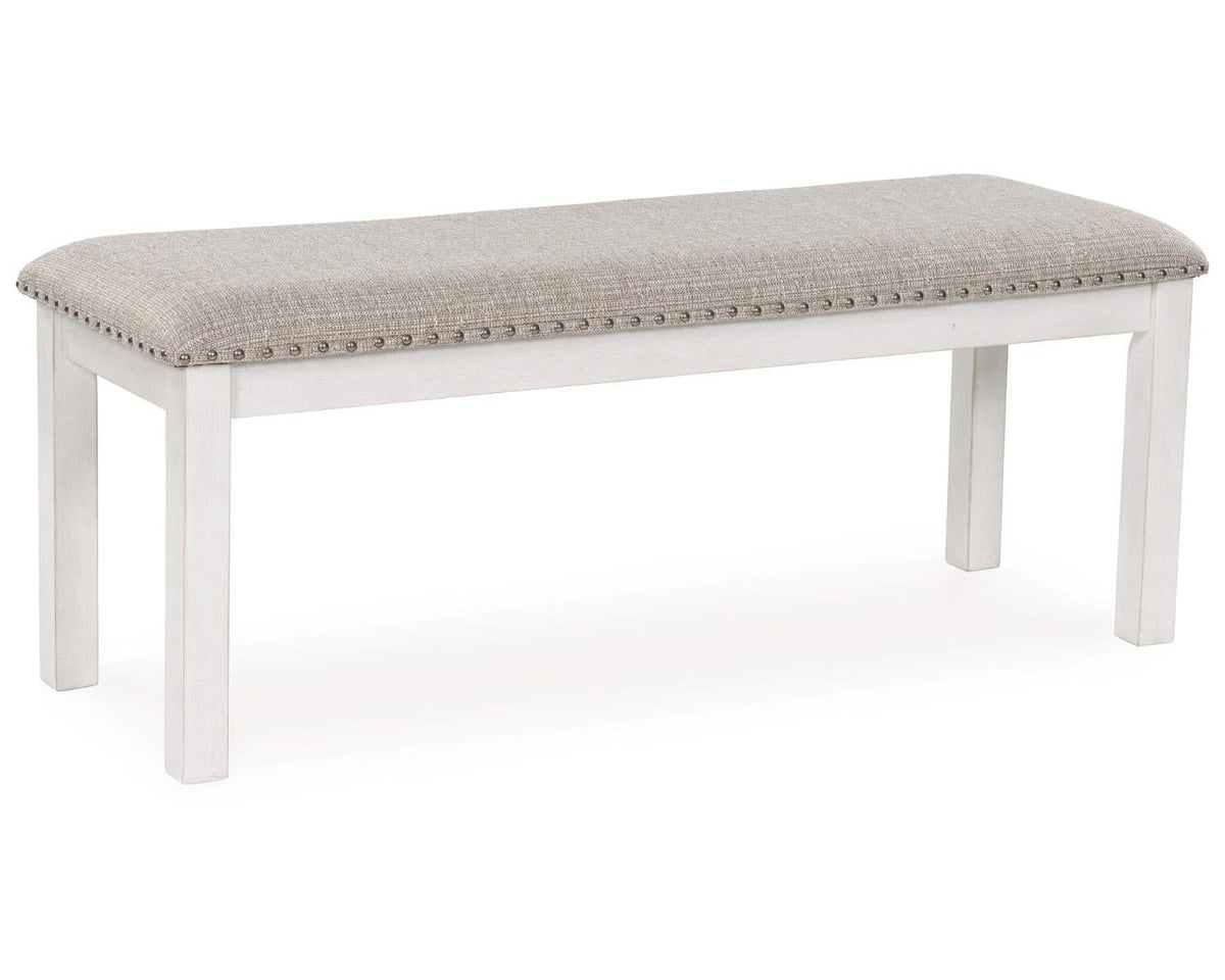 Mesa de comedor Robbinsdale, 4 sillas y banco