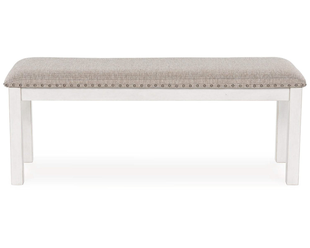 Mesa de comedor Robbinsdale, 4 sillas y banco