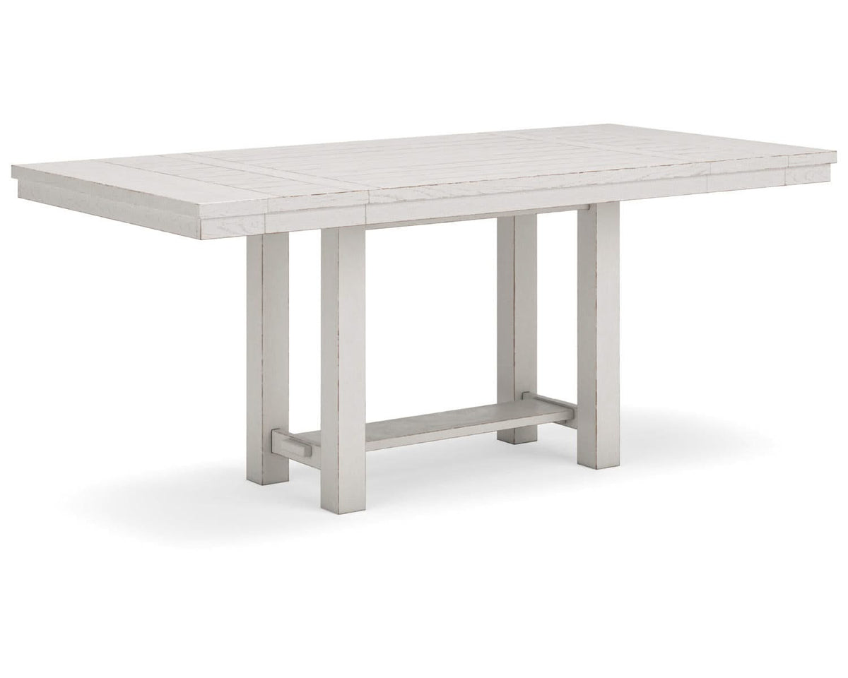 Robbinsdale Counter Height Dining Table, 2 Barstools, Bench and Server