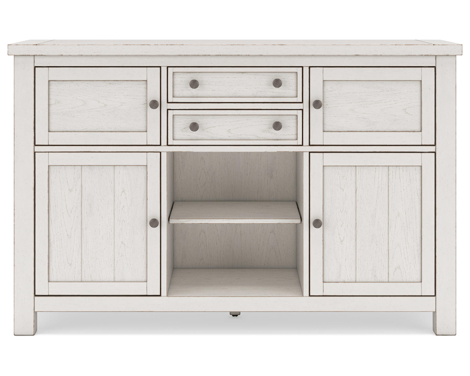 Robbinsdale Counter Height Dining Table, 2 Barstools, Bench and Server