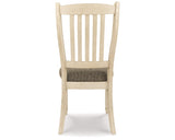 Mesa extensible de comedor Bolanburg, 10 sillas y servidor