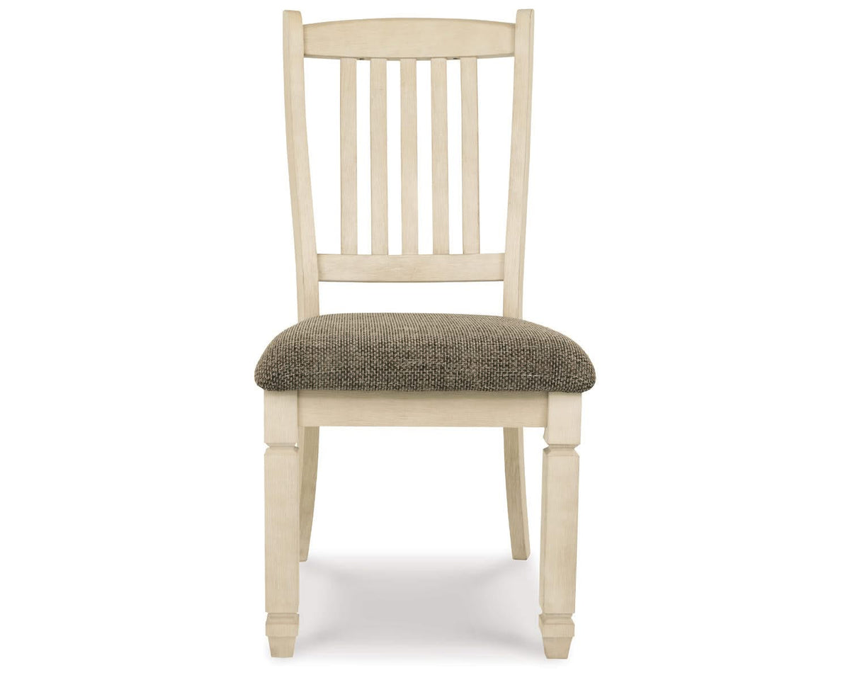 Bolanburg Dining Table, 4 Chairs, Bench, Server and Display Cabinet